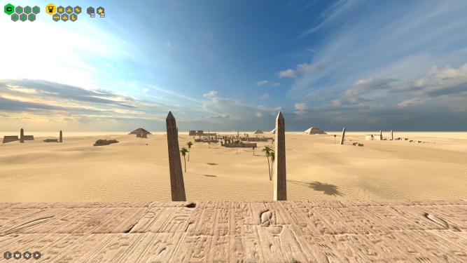 Egyptian desert landscape
