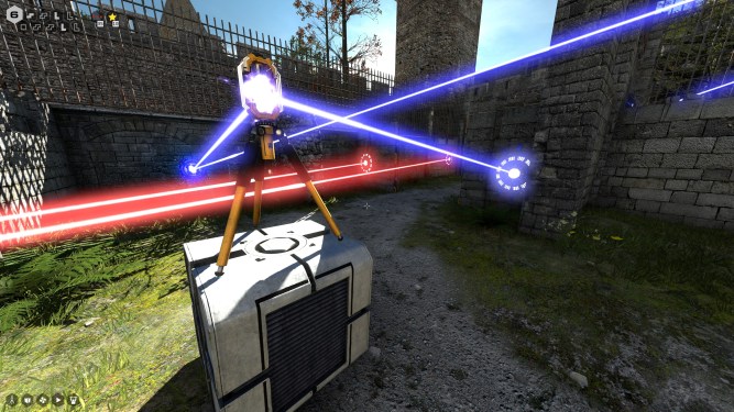 multiple connected lasers