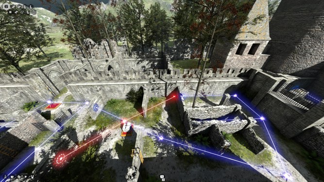 crossing lasers