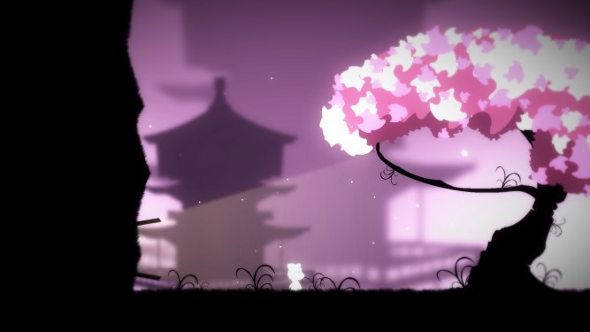 Elin with cherry blossom tree