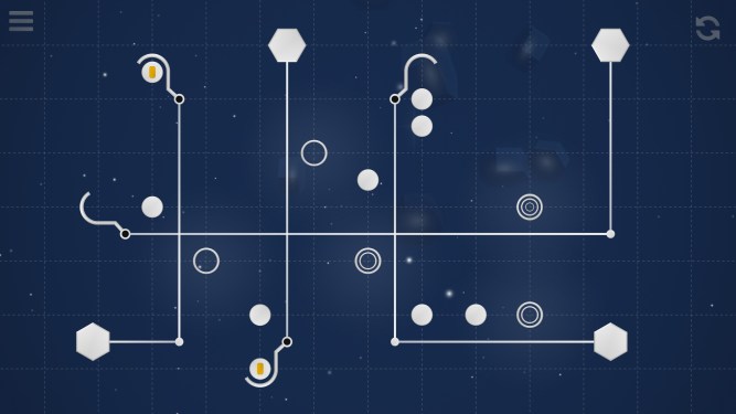 SiNKR level 17 featuring 4 hooks and reels and 9 orbs and targets