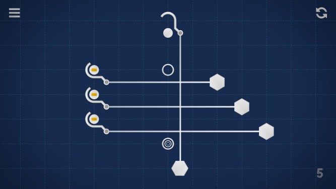 SiNKR level 5 but with a single shade of blue for the background instead of a dynamic blue with glowing motes and stars