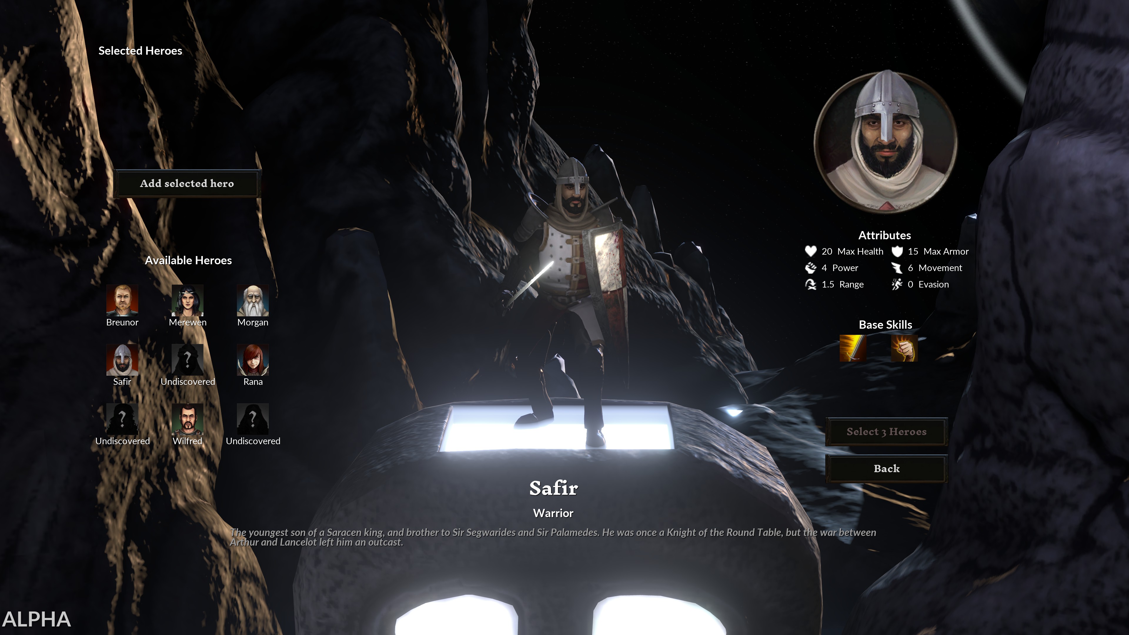 The Hand of Merlin. Preview of the Warrior Safir